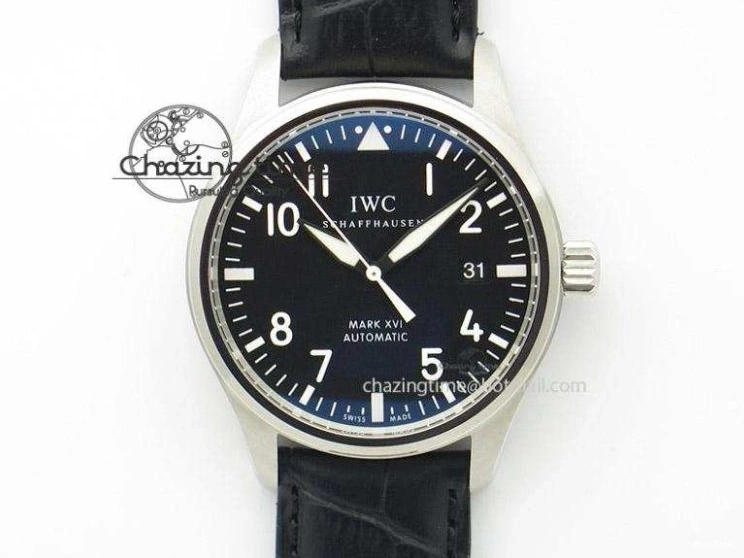 MIROTIME 0424 Pilot Top Gun IW326901 M+F 1:1 Best Edition Black Dial on Black Rubber Strap A SportInspired 6999